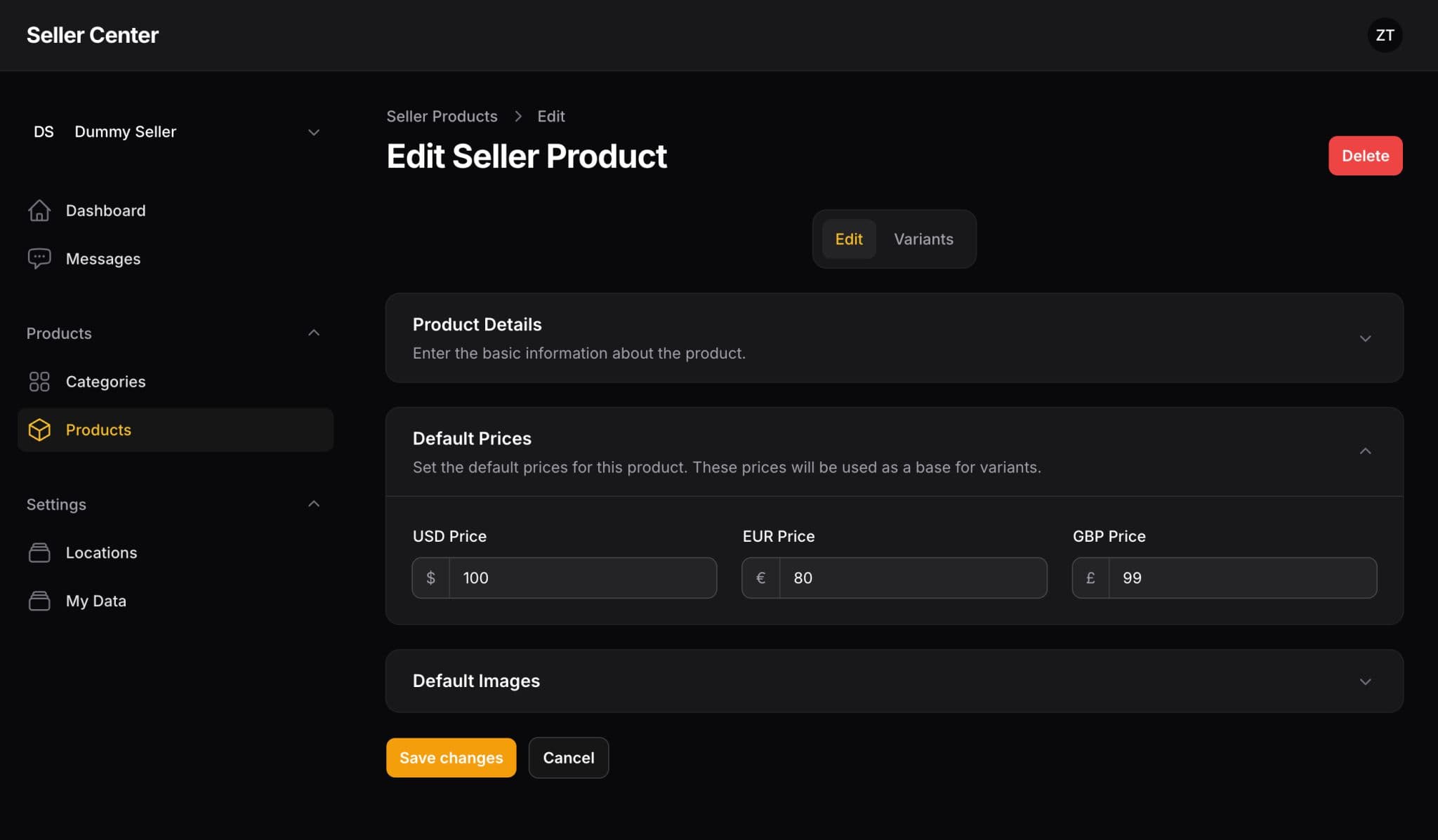 Building an Open Source Seller Center from scratch